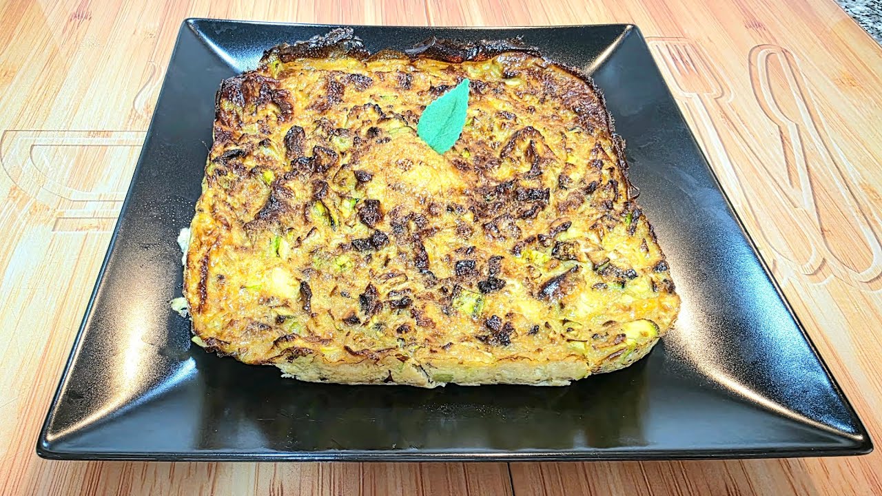 Tortilla de Calabacín en Airfryer