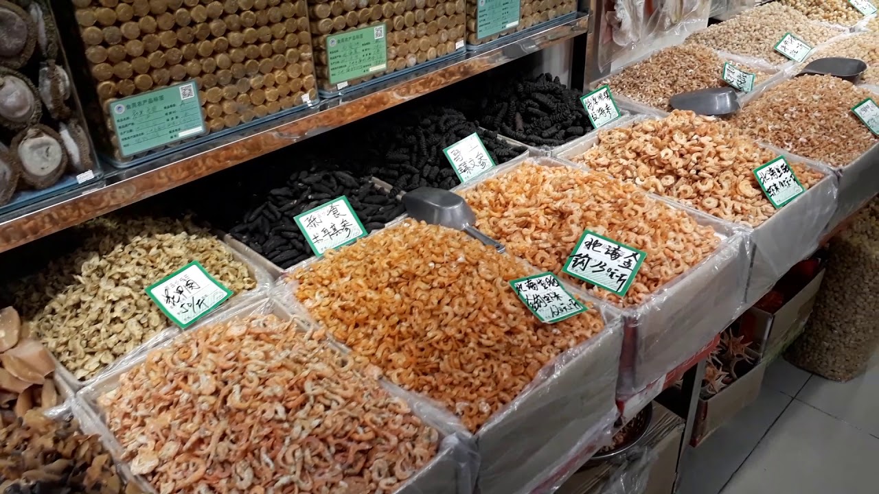 Guangzhou dry fish market