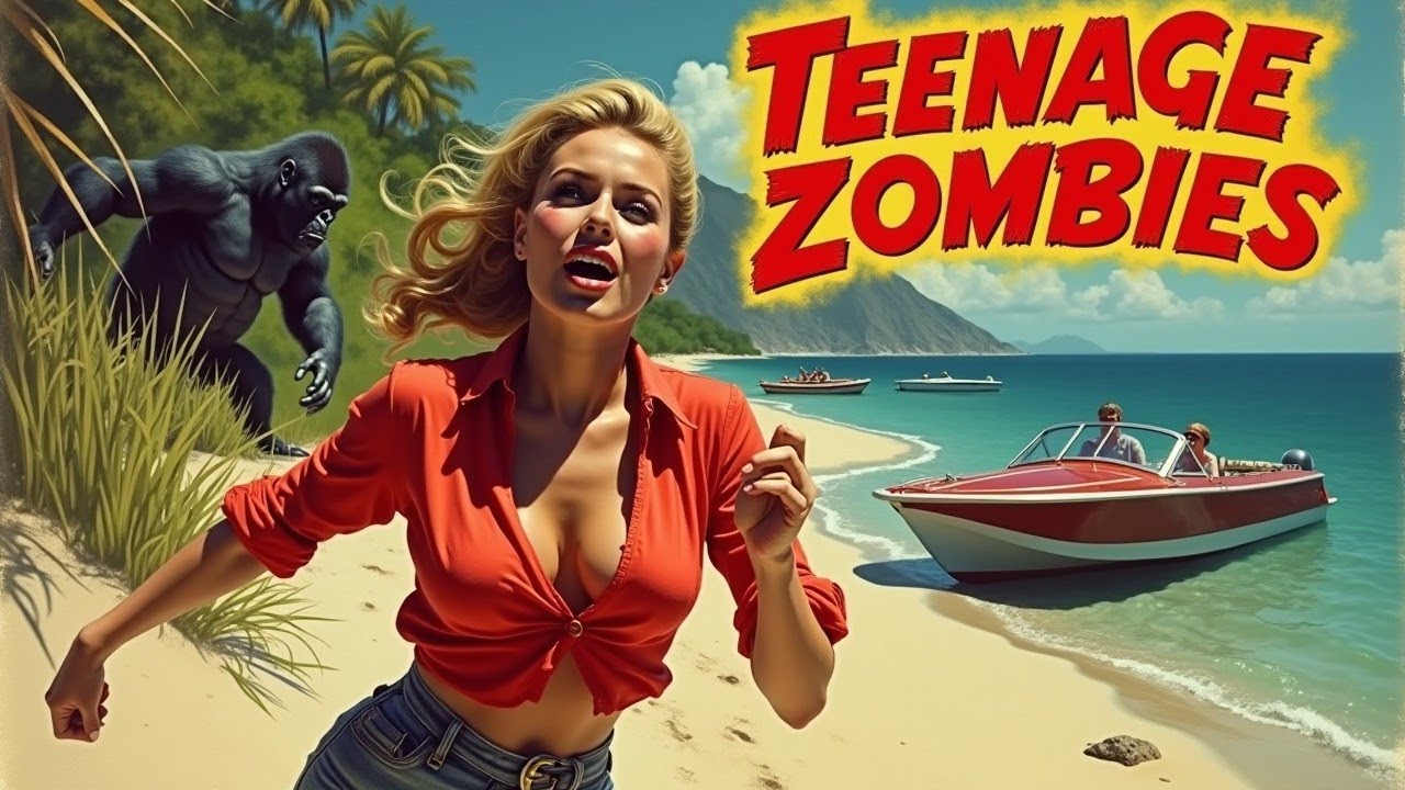 Teenage Zombies (1959) - Classic Horror movie, Science Fiction