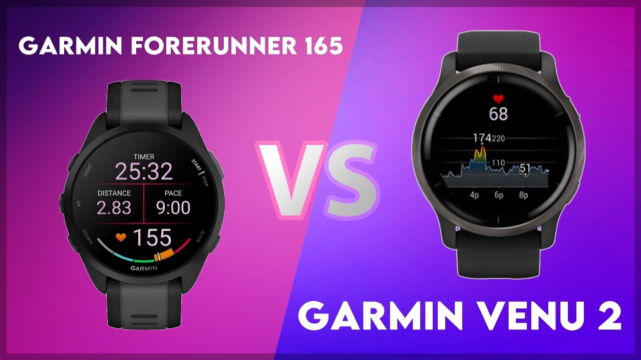 Garmin Forerunner 165 vs Garmin Venu 2 Comparison