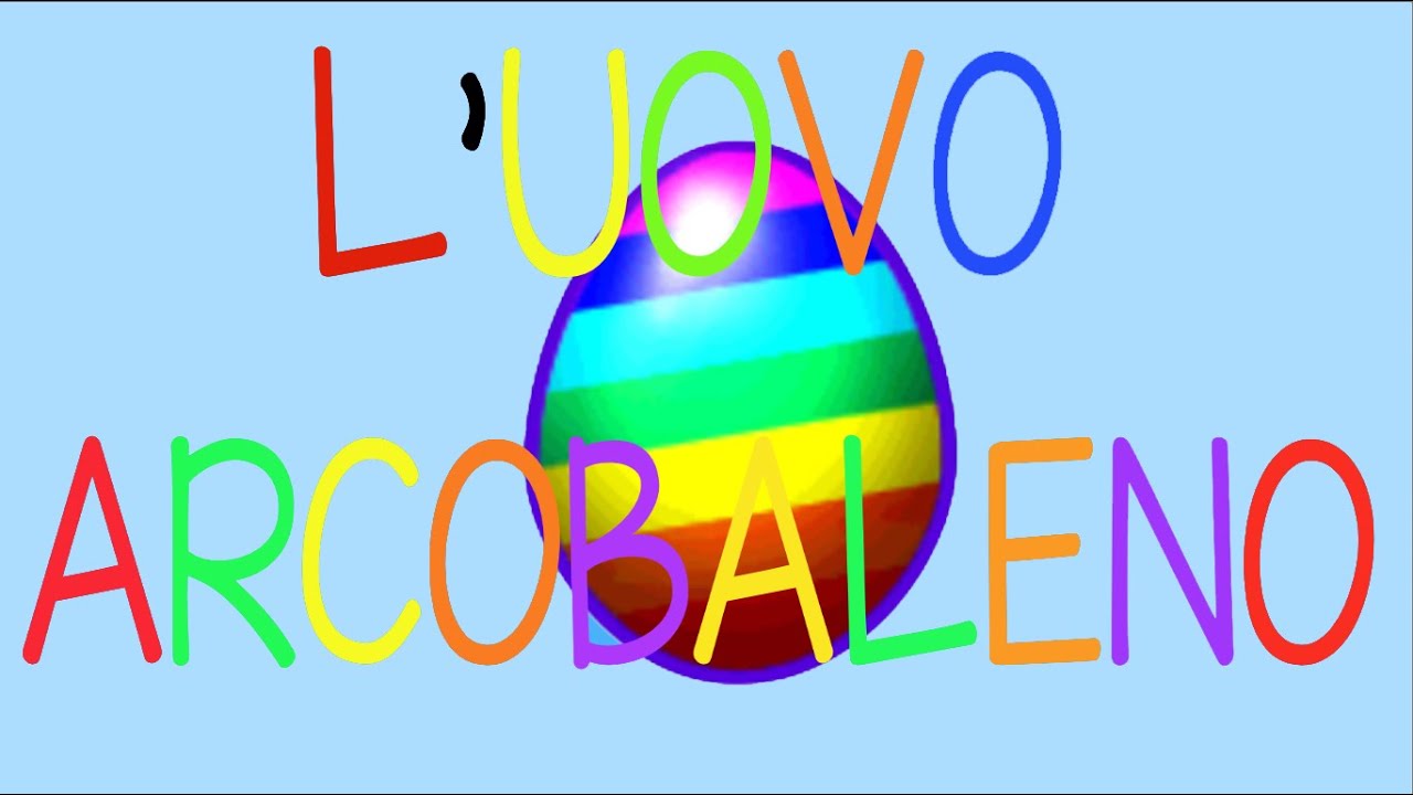 L' UOVO ARCOBALENO-PASQUA- LINK con schede e attività-con testo in descrizione -