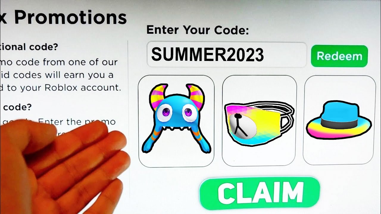 2023 *ALL 5 NEW* ROBLOX PROMO CODES All Free ROBUX Items in MAY + EVENT | All Free Items on Roblox
