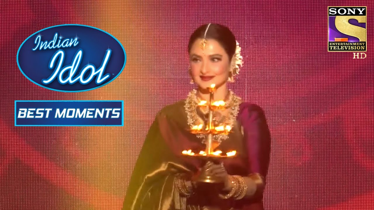 Mallika E Ishq Rekha जी पधारे Indian Idol Season 12 के Set पर | Indian Idol Season 12