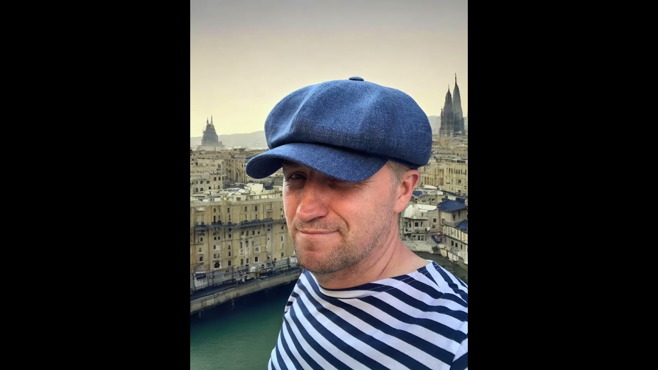 Linen Newsboy cap Ais Collezione.. Nouvelle casquette en Lin …Новая льняная кепка восьмиклинка