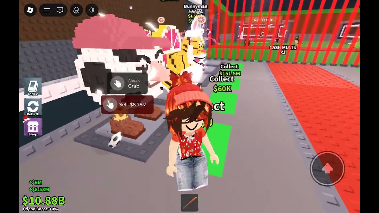 Playing steal a brainrot