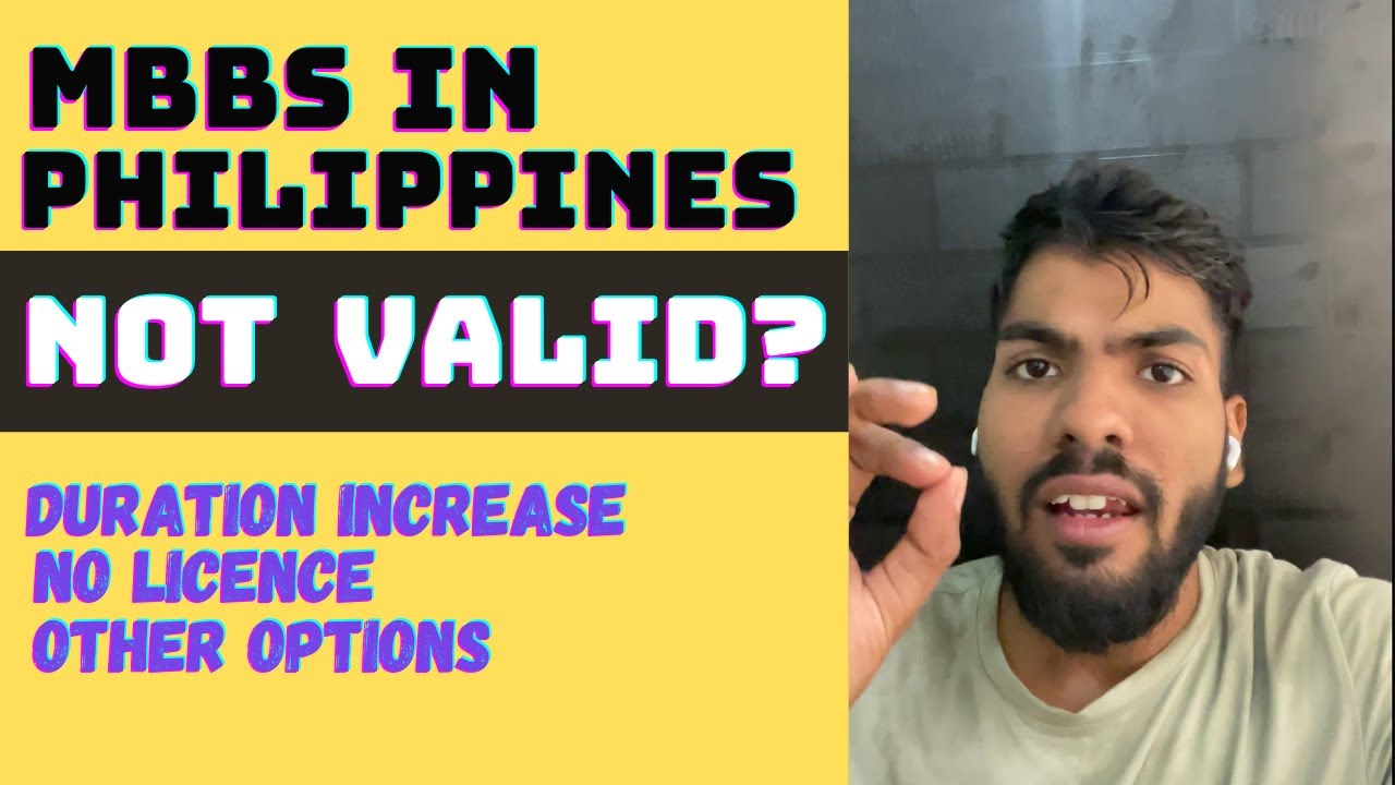 MBBS in Philippines not valid? | duration increase | new NMC ruling |