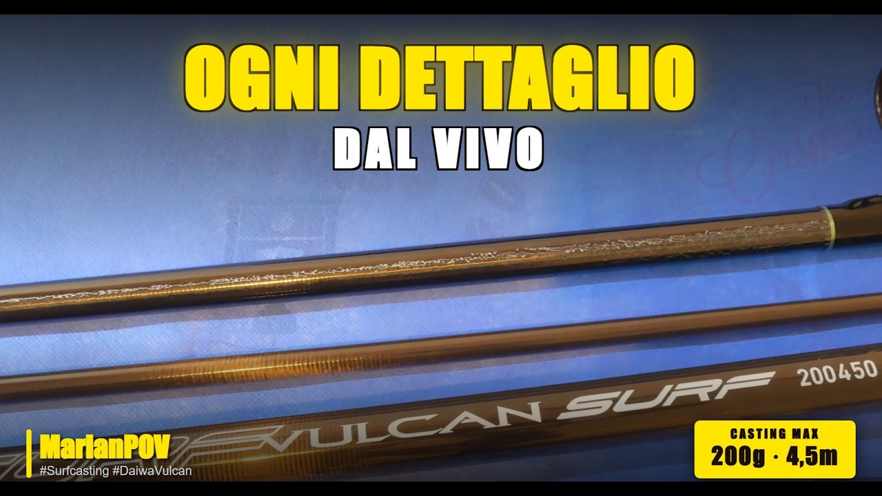Surfcasting Canna Daiwa Vulcan 200g usata in Vendita