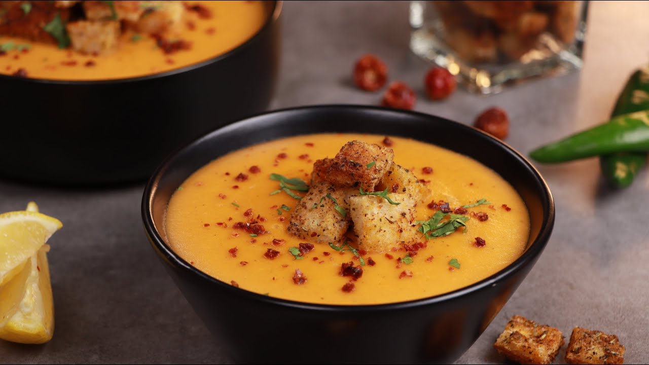 شوربة البطاطس بالجزر شهية و مغذية 😋 🥰