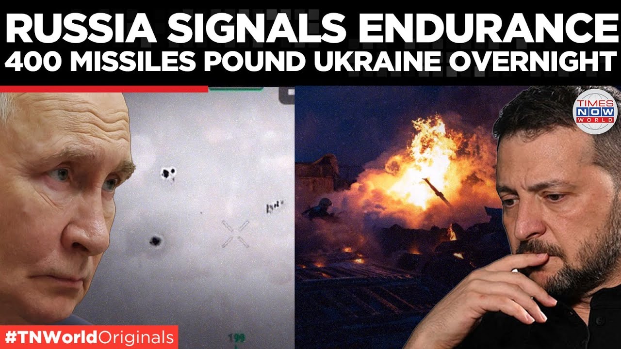 RUSSIA STRIKES HARD: 400 Drones Missiles Cripple Kyiv&rsquo;s Energy Grid Overnight | World News