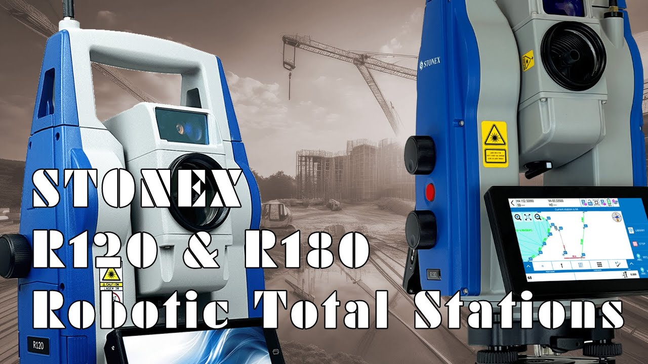 Stonex R120 un R180 robotizētie tahimetri.
