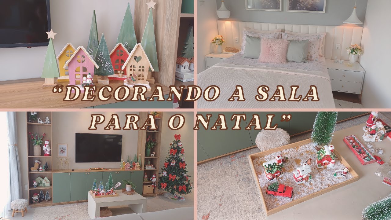 Decora&ccedil;&atilde;o de Natal, Montando a Vila Natalina + Cama Posta da Semana | Carla Oliveira