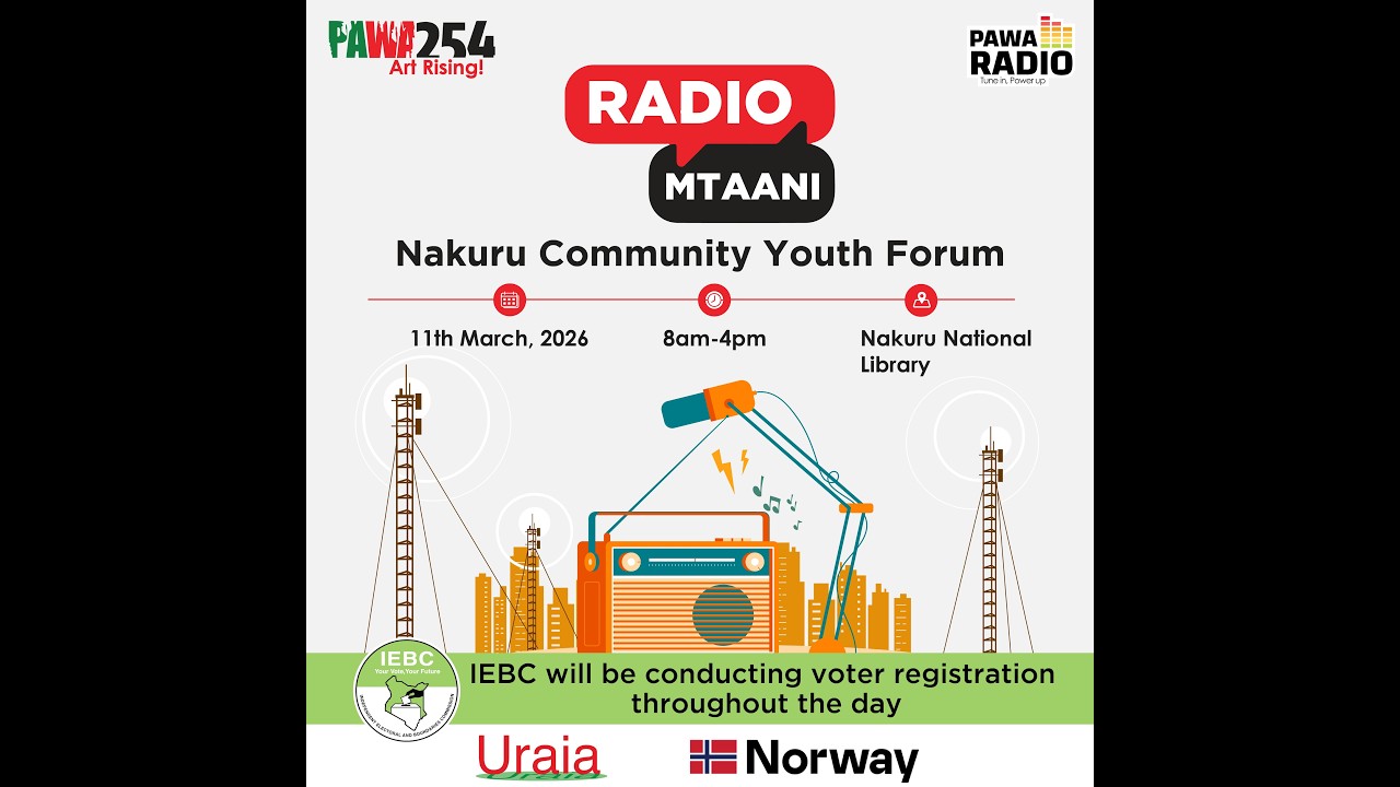 Nakuru Youth Panel Live at National Library  ,Pawa Radio Mtaani Edition |11th  March