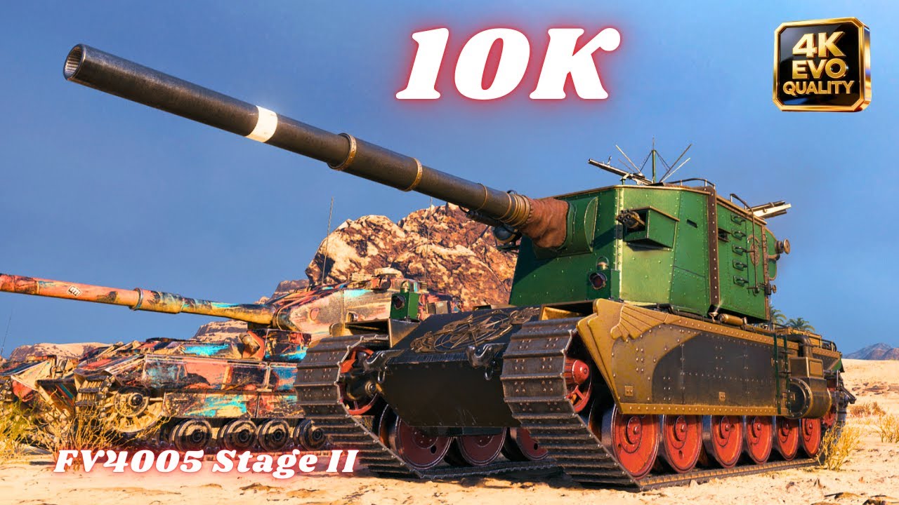 FV4005 Stage II 11.8K Damage & FV4005 - 10K Dmg 9 Kills | World of Tanks | Mir Tankov