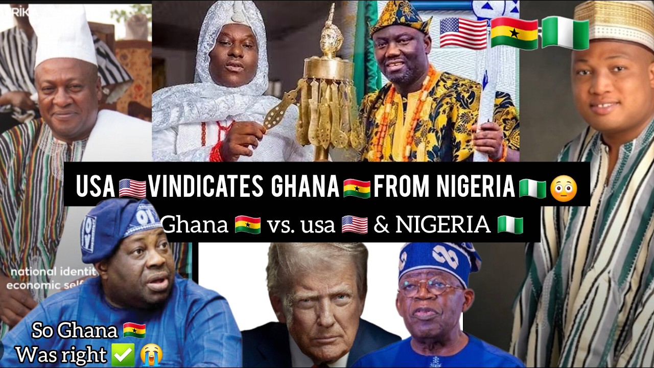 BREAKINGNEWS‼️USA 🇺🇸OFFICIALLY VINDICATES GHANA FROM NIGERIA 🇳🇬
