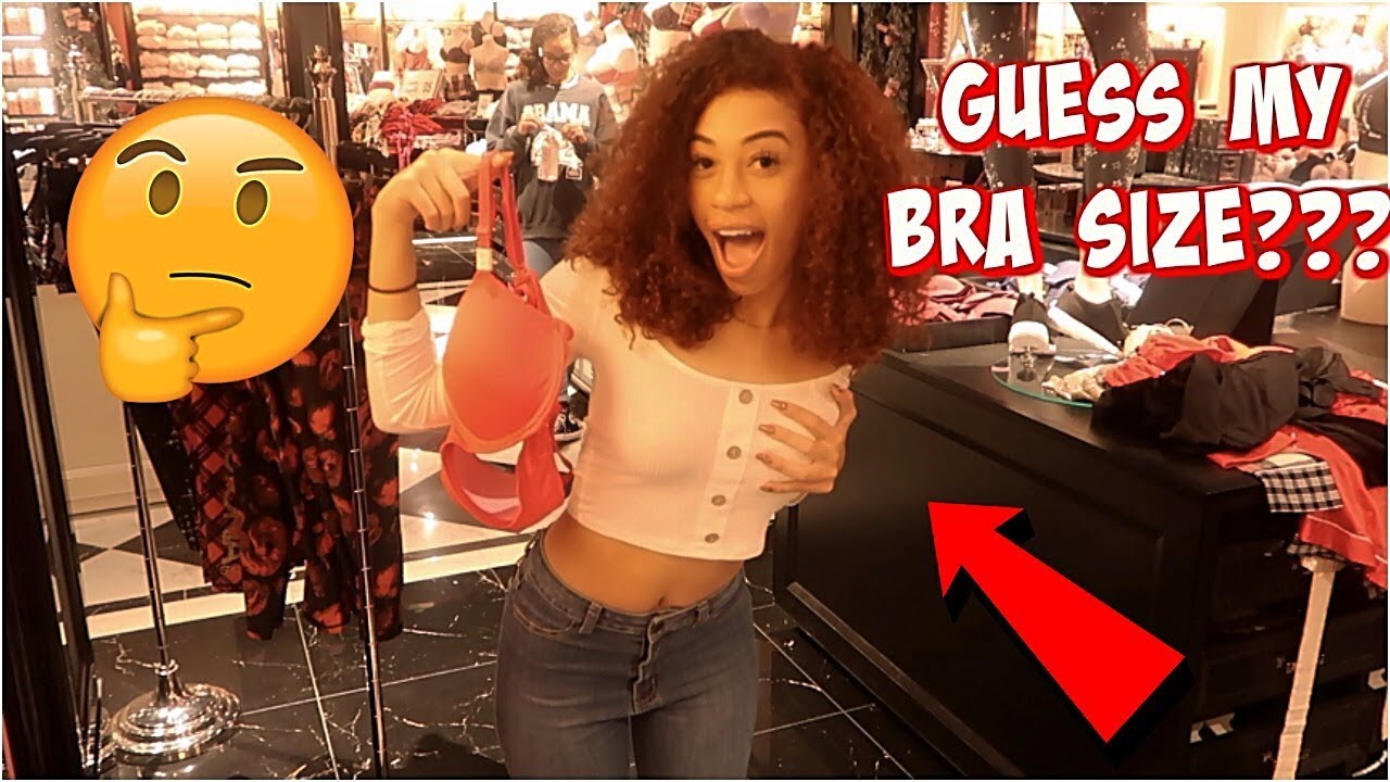 GUESS MY BRA SIZE CHALLENGE (SHOCKING RESULTS)