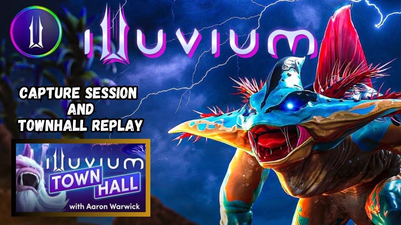 Illuvium capture session and live react to latest Town Hall