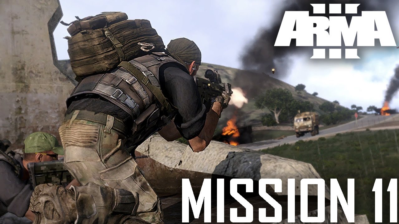 ARMA 3 Campaign walkthrough [ 2K 60+fps ] East Wind Mission 11 - Supply Network