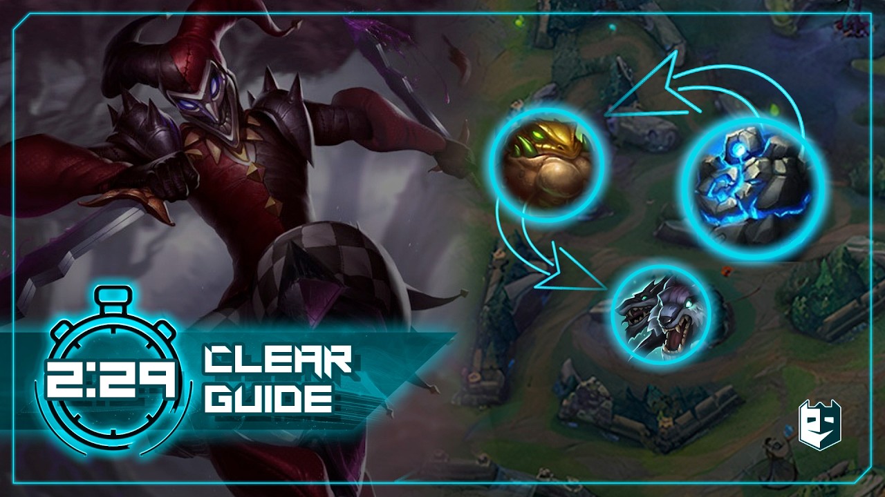 Shaco Full Clear Guide &ndash; 2:29 Blue Start Jungle Path (Explained)