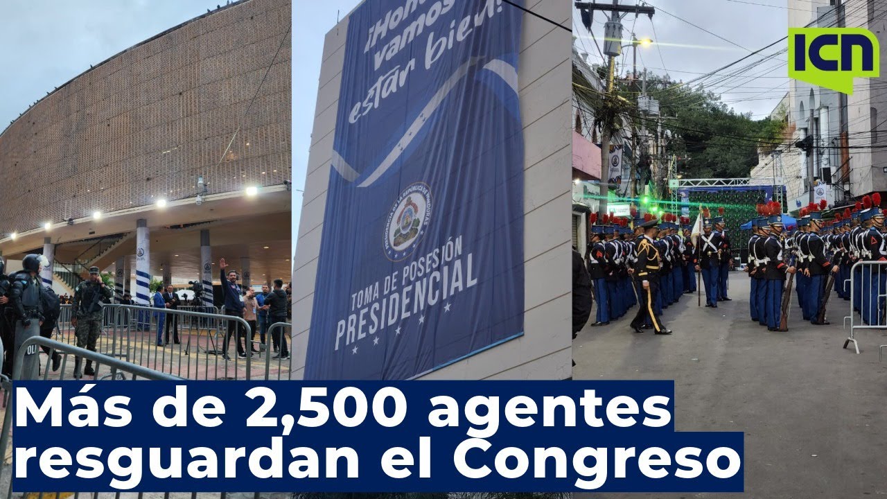 Expectativa y fuerte seguridad marcan la antesala de la toma de posesión en Honduras