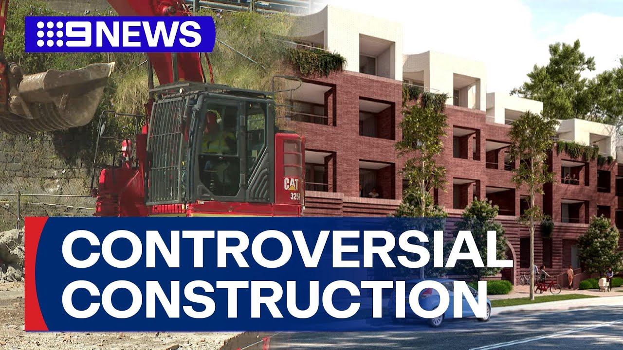 Major boost for public housing met with protest upon announcement | 9 News Australia