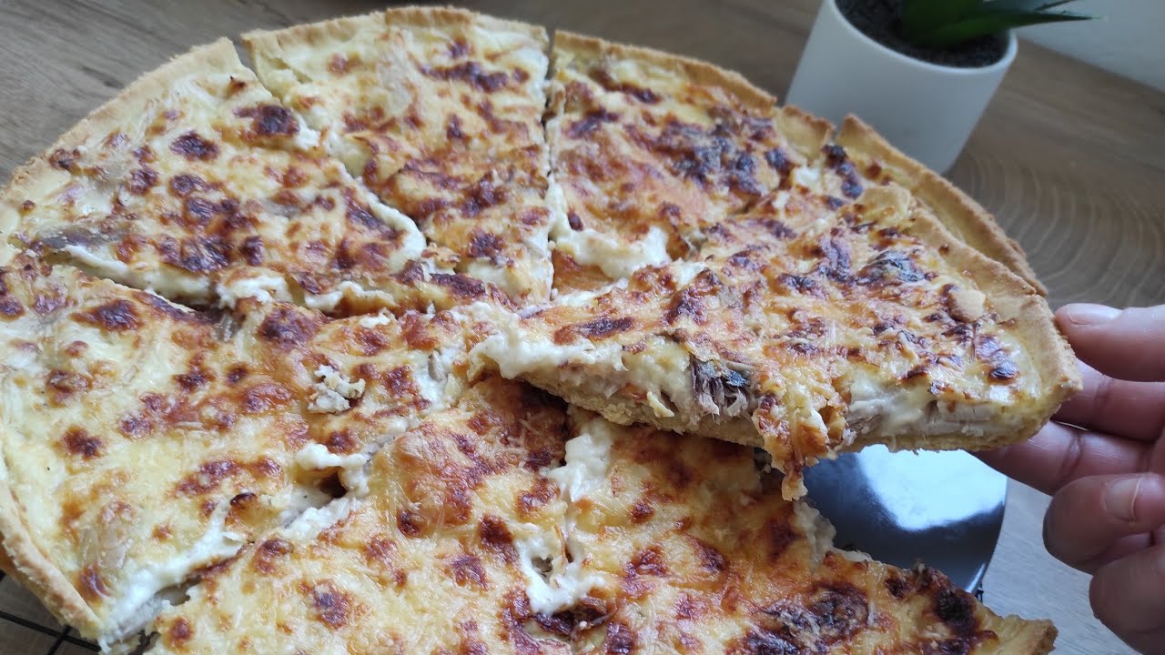 tarte aux poulet et sa sauce béchamel facile à faire #ramadan