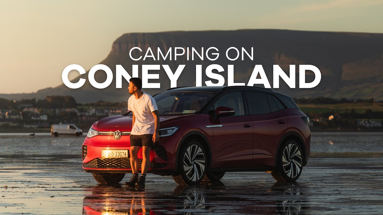 Camping on Coney Island in Sligo