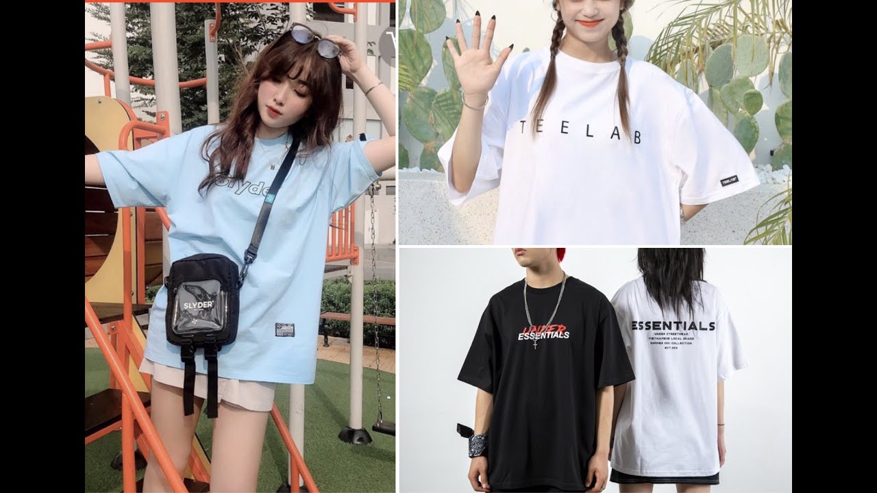 ÁO PHÔNG, ÁO THUN GIÁ TỪ 38K HSSV (SHOPEE HAUL) - Tổng hợp Tiktok #14