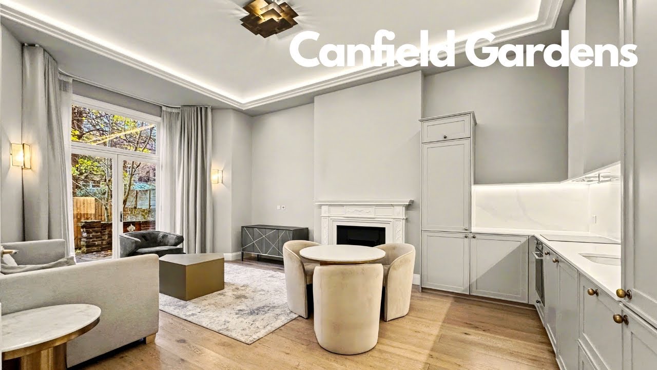 TO LET - Elegant 2-bed furnished flat with private garden on Canfield Gardens