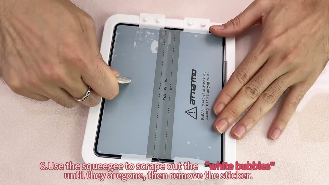 Hoerrye Samsung Galaxy Z Fold 6 HD Screen Protector Auto Align Mounting Frame New Installation Video