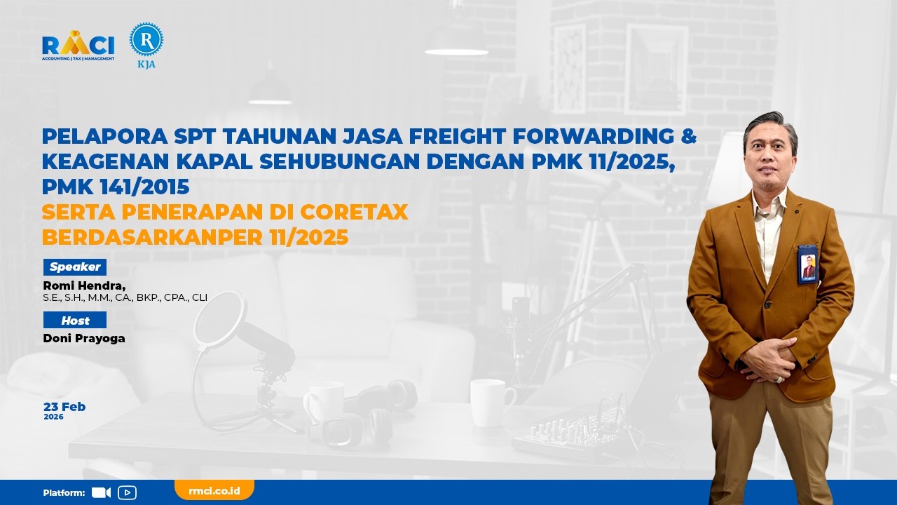 Pelaporan SPT PPh Tahunan Jasa Freight Forwarding & Keagenan Kapal