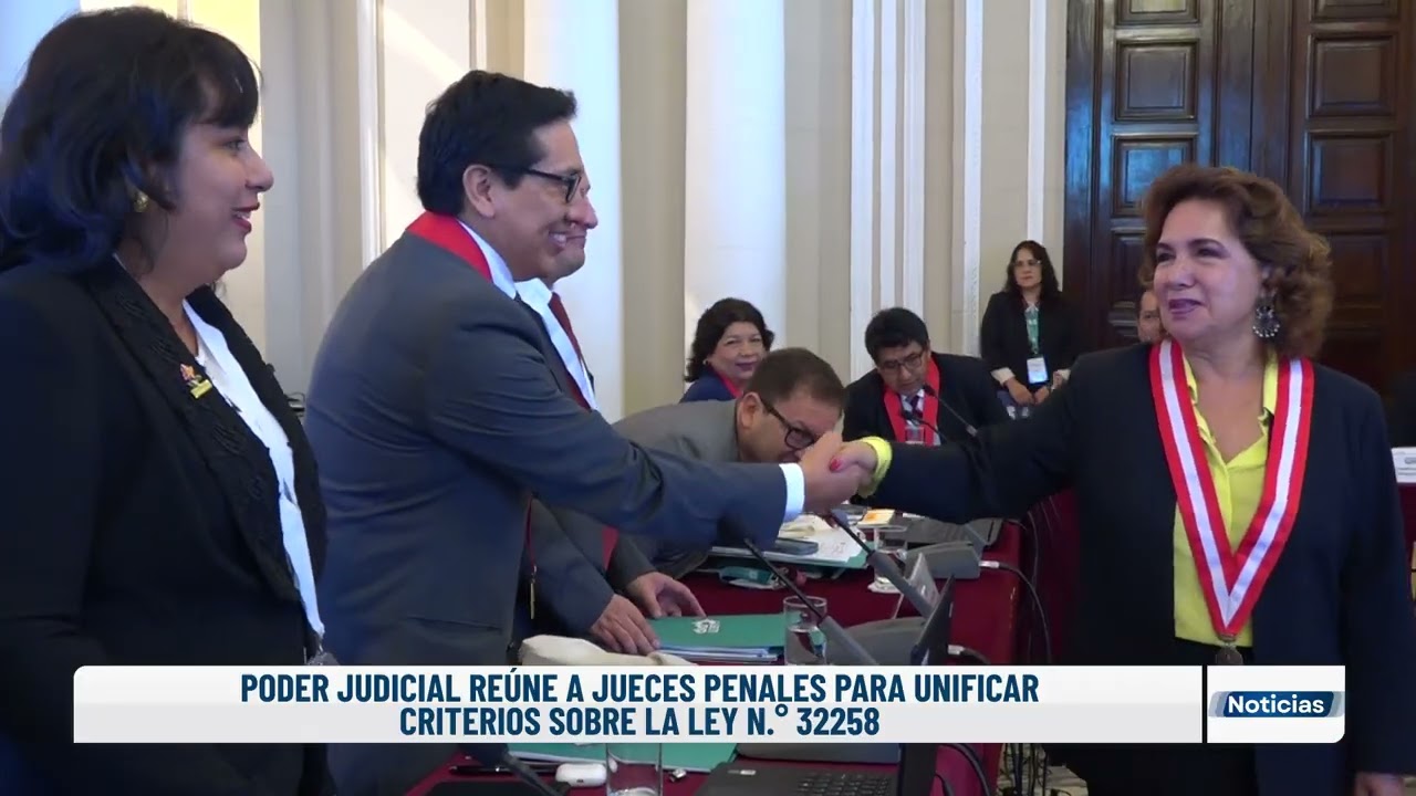 ⭕️#VIDEO⭕️| 𝐏𝐎𝐃𝐄𝐑 𝐉𝐔𝐃𝐈𝐂𝐈𝐀𝐋 𝐑𝐄𝐔́𝐍𝐄 𝐀 𝐉𝐔𝐄𝐂𝐄𝐒 𝐏𝐄𝐍𝐀𝐋𝐄𝐒 𝐏𝐀𝐑𝐀 𝐔𝐍𝐈𝐅𝐈𝐂𝐀𝐑 𝐂𝐑𝐈𝐓𝐄𝐑𝐈𝐎𝐒 𝐒𝐎𝐁𝐑𝐄 𝐋𝐀 𝐋𝐄𝐘 𝐍‧&deg; 𝟑𝟐𝟐𝟓𝟖