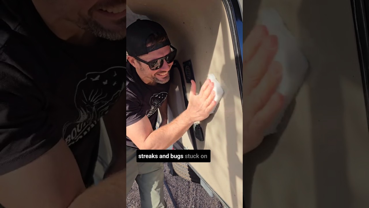 Cleaning Hack for RV Black Streaks & Bugs with @PoliGlowProducts