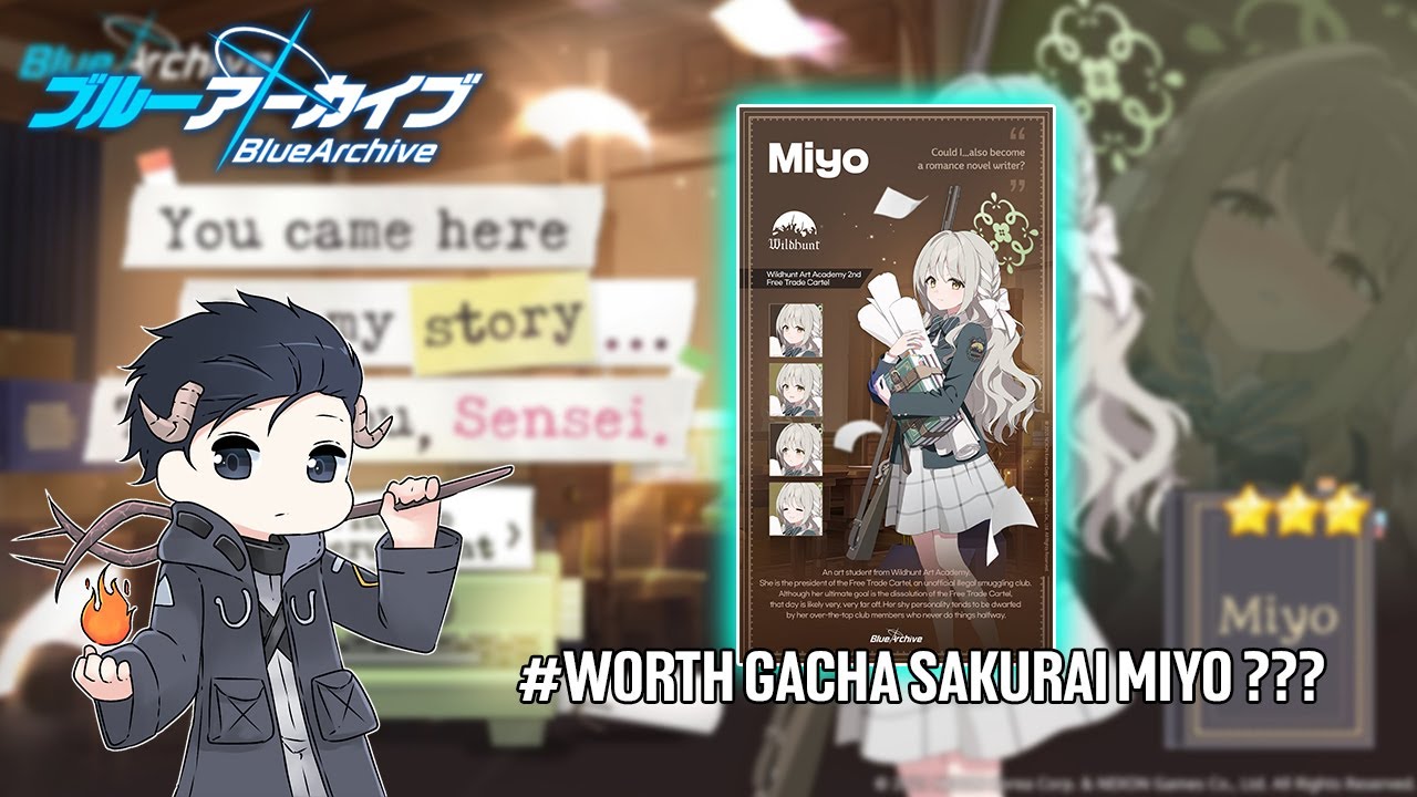 Tonton Ini Sebelum Gacha Sakurai Miyo || BLUE ARCHIVE INDONESIA