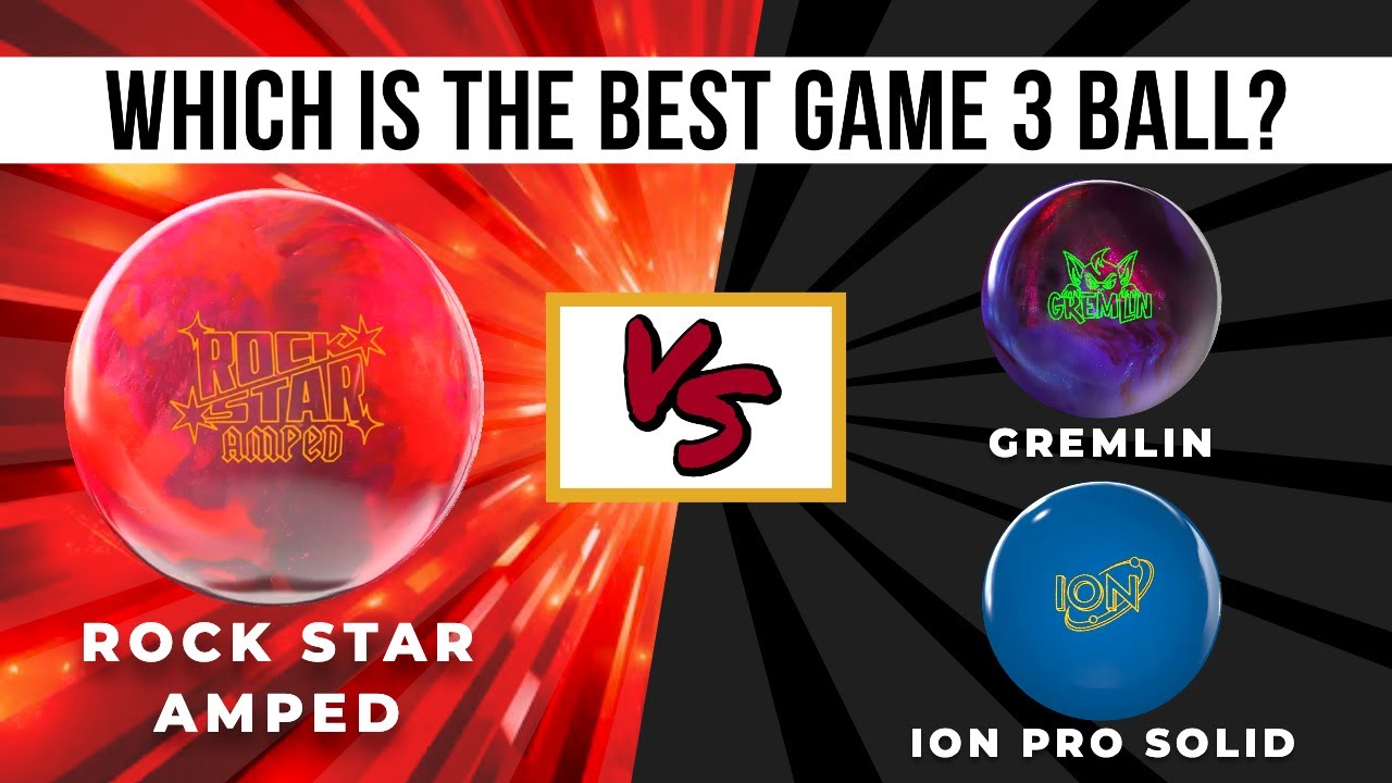 Roto Grip Rock Star Amped versus Gremlin and Ion Pro Solid // Ball Review