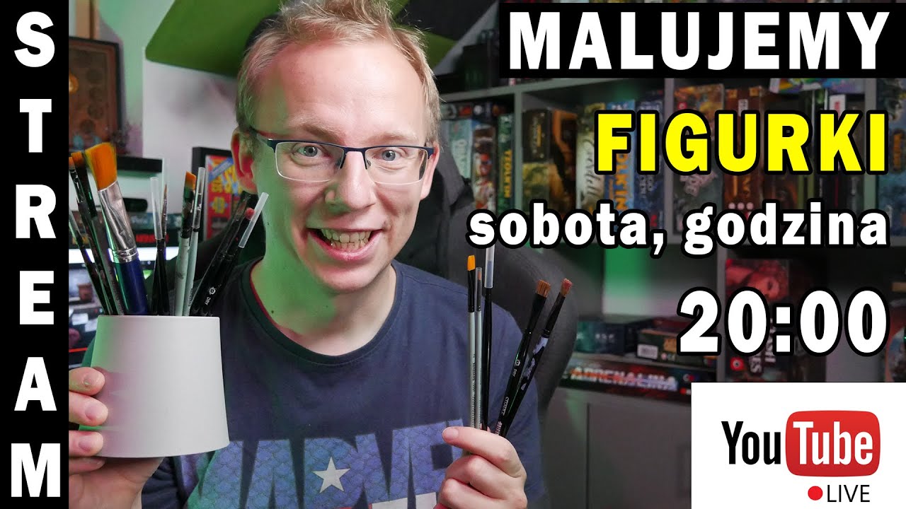 Malujemy figurki z Piotrem | Stream | Sobota, 8.X.2022, godzina 20:00