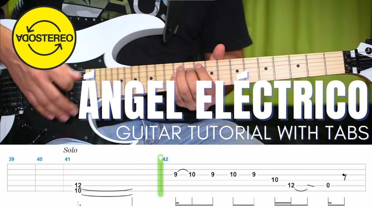 Soda Stereo - Ángel Eléctrico | Cover Guitarra con Tablatura
