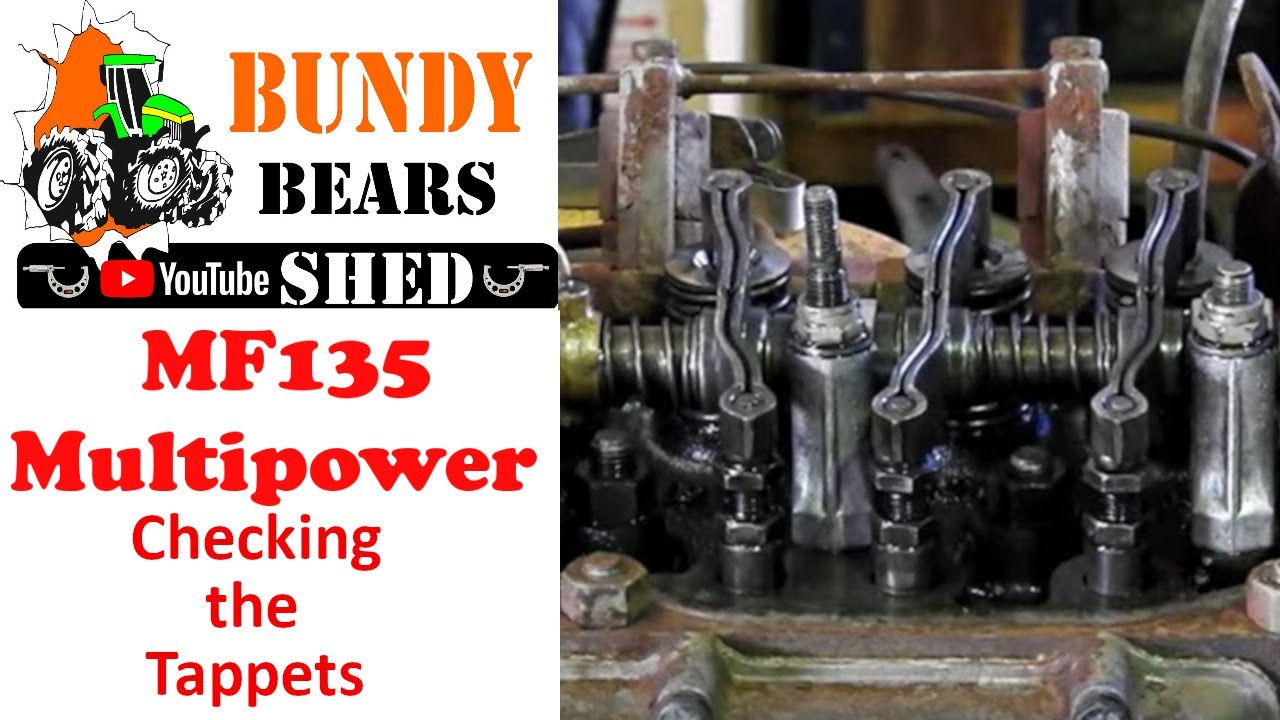 Massey Ferguson 135 Multipower # 2 Adjusting the Tappets