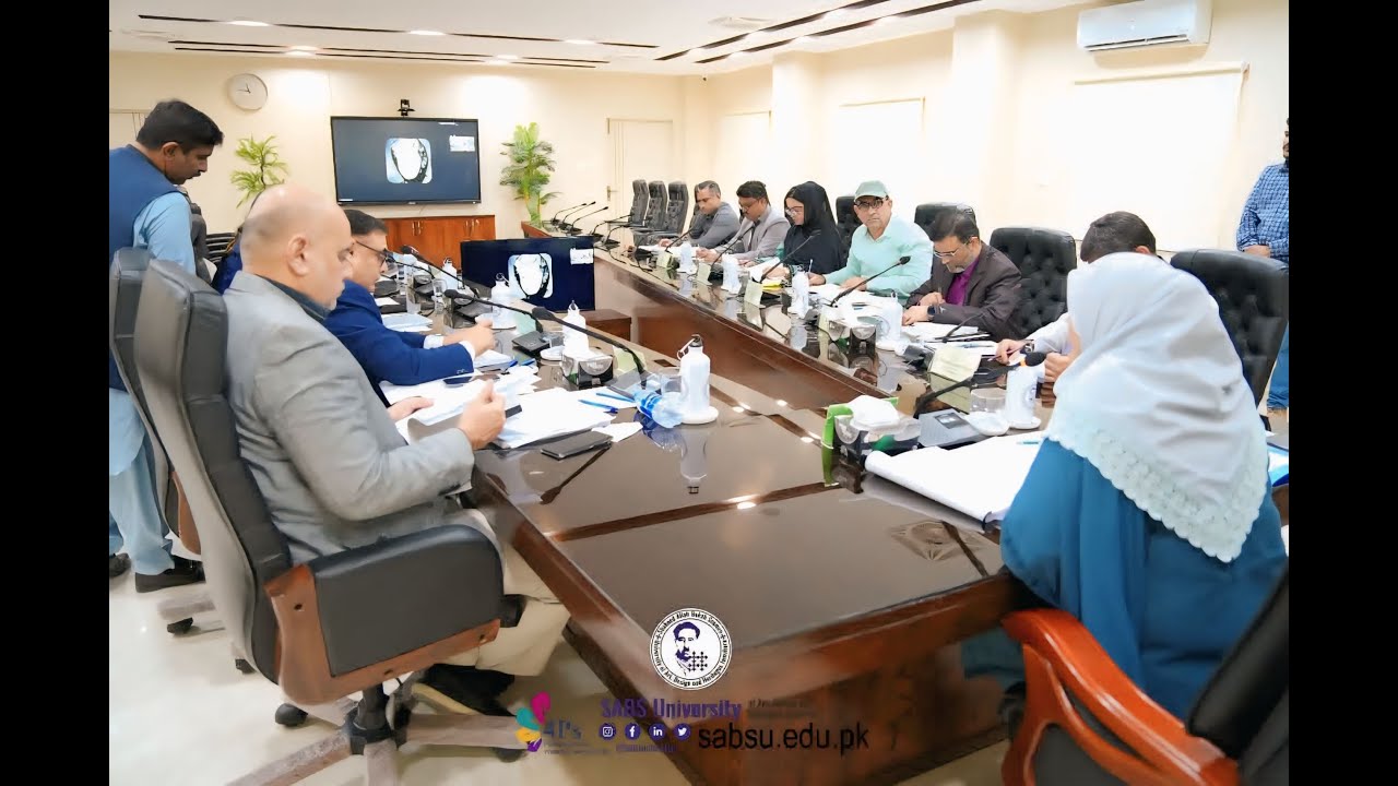 6th Meeting of Syndicate held at SABS University Jamshoro