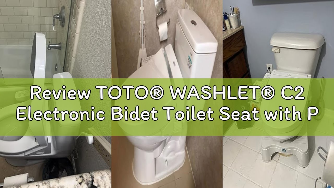 Review TOTO® WASHLET® C2 Electronic Bidet Toilet Seat with PREMIST and EWATER+ Wand Cleaning, Elonga