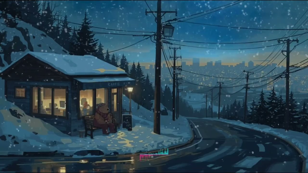 Lofi Chill and Relaxation with Capybara for a Tranquil Day ❄️ Soft and Calm Lofi Beats