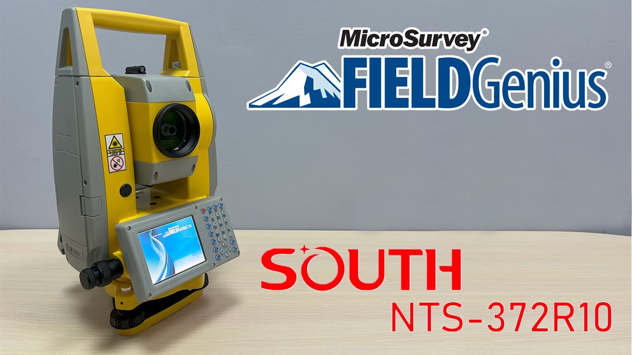 Обзор ПО MicroSurvey FieldGenius на тахеометре SOUTH NTS-372R10