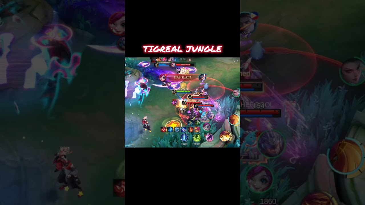 Tigreal Jungle is different 💀🔥 | MLBB #mobilelegends