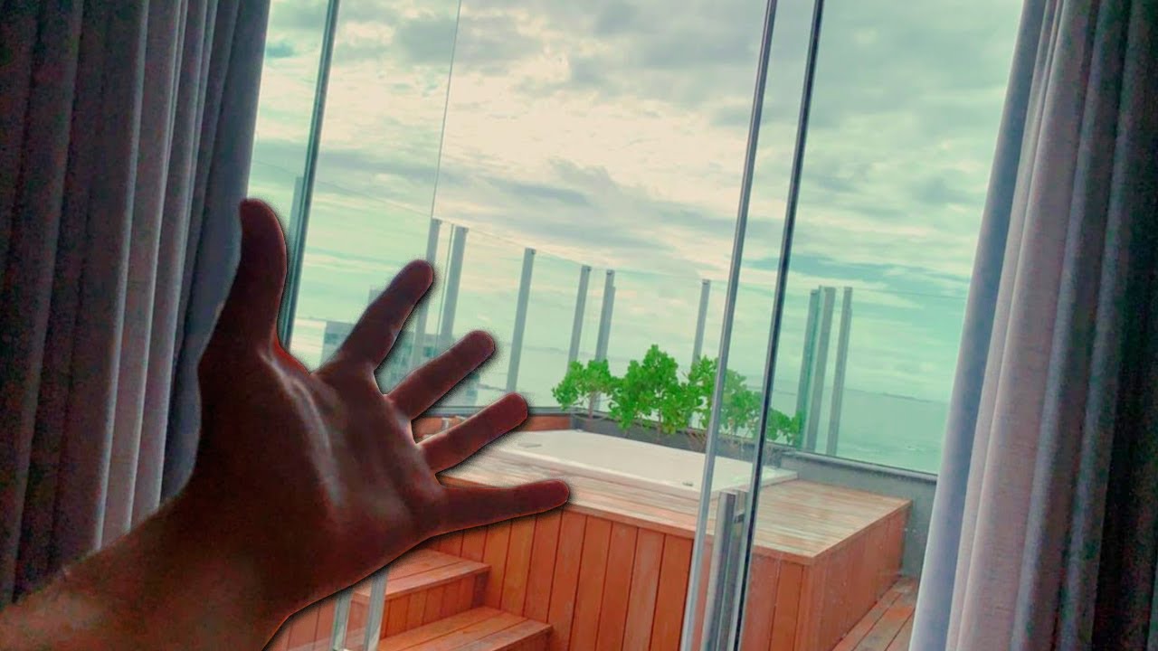 Pegamos uma cobertura milion&aacute;ria na praia .. pae ta rico :)