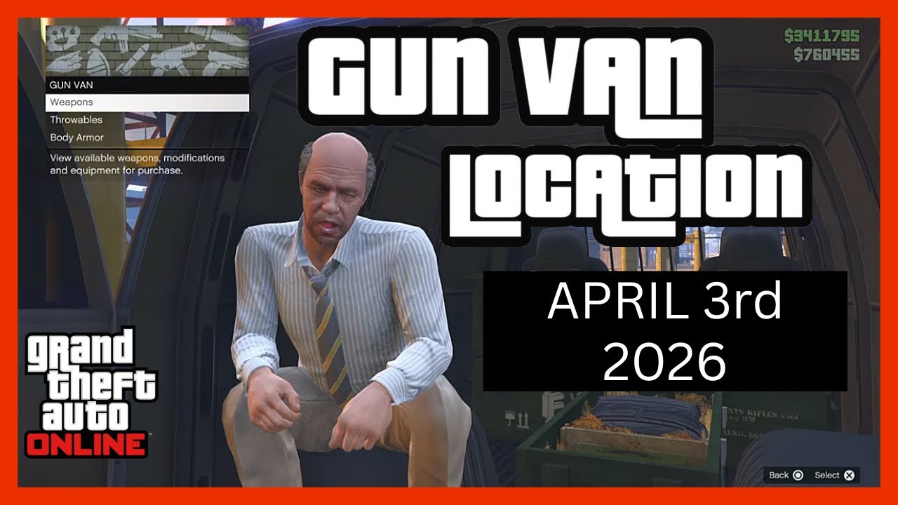 Gun Van Location Today | Friday 3rd April 2026 | GTA 5 ONLINE | Stun Gun IN STOCK 🔫🚐
