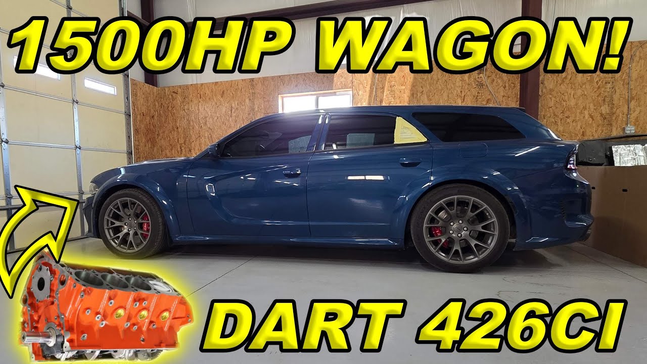НОВЫЙ двигатель Hellcat Magnums DART 426CI мощностью 1500 л.с. просто с ума сошел!!!