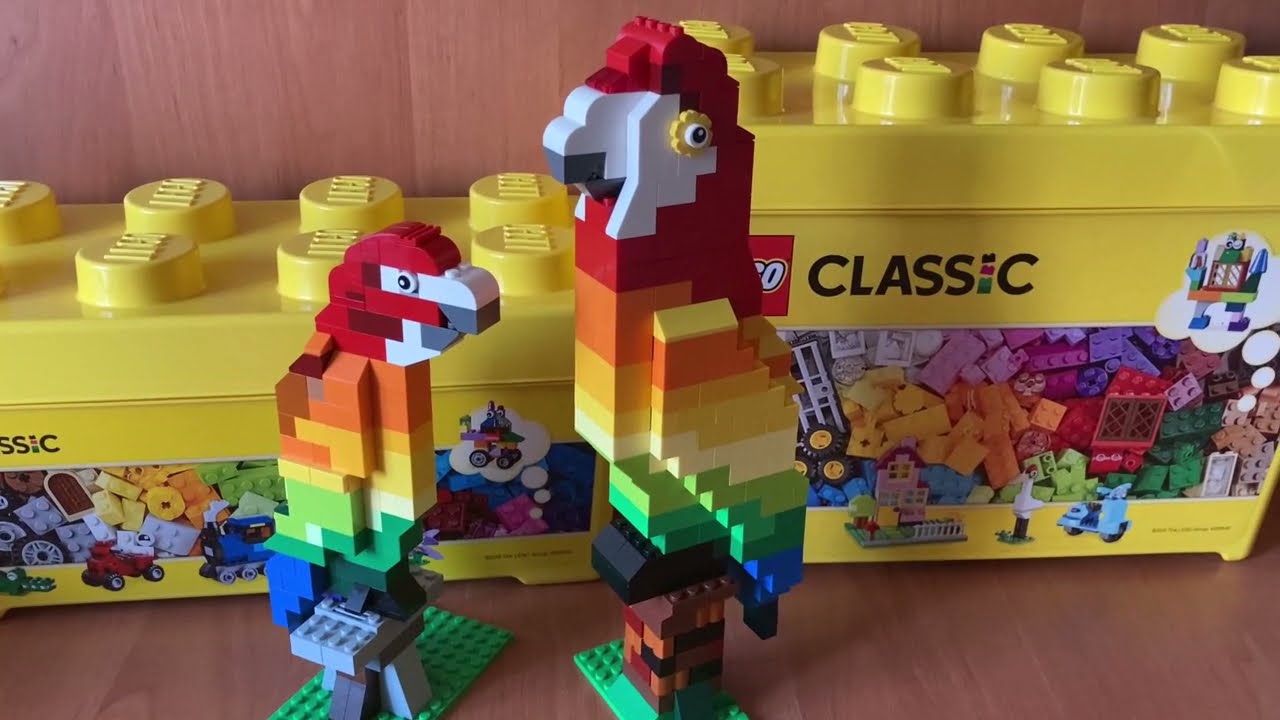RAINBOW PARROT Lego сlassic 10696 ideas How to build