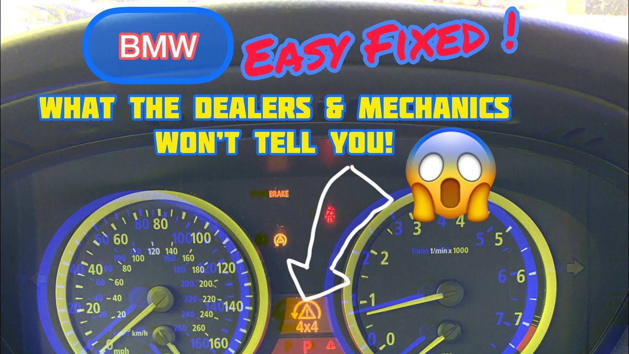 How to fix BMW E60 & E90 AWD and DSC Malfunction !!