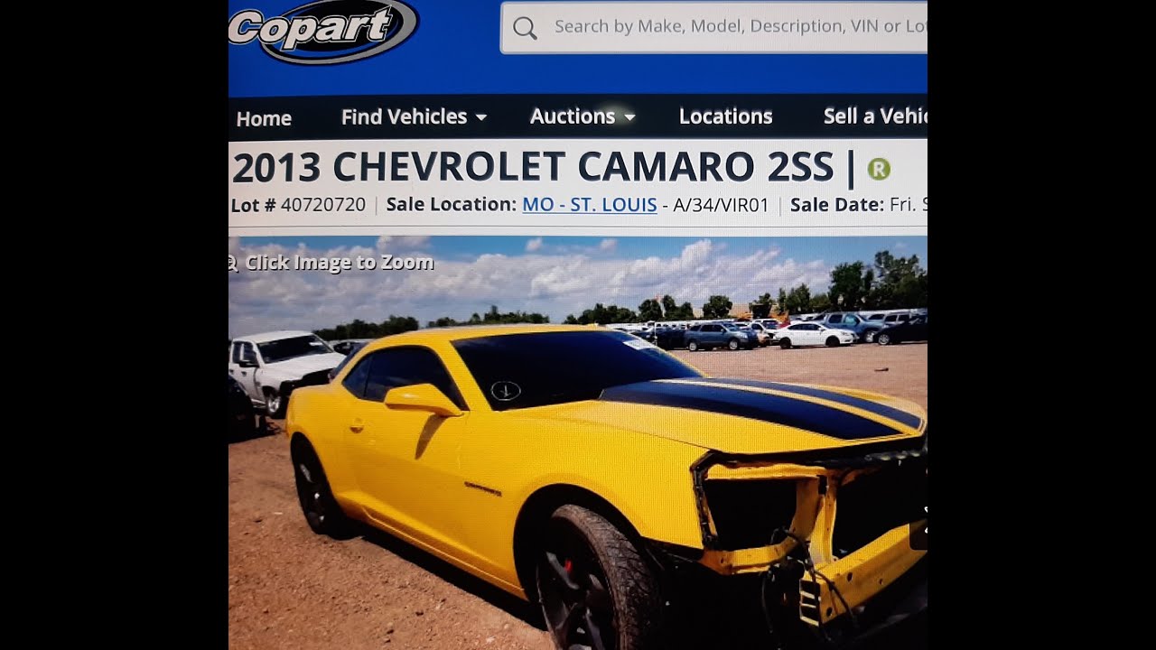 Видео первого ремонта Copart Camaro 2SS 2013 года: замена рамы K-образного профиля.