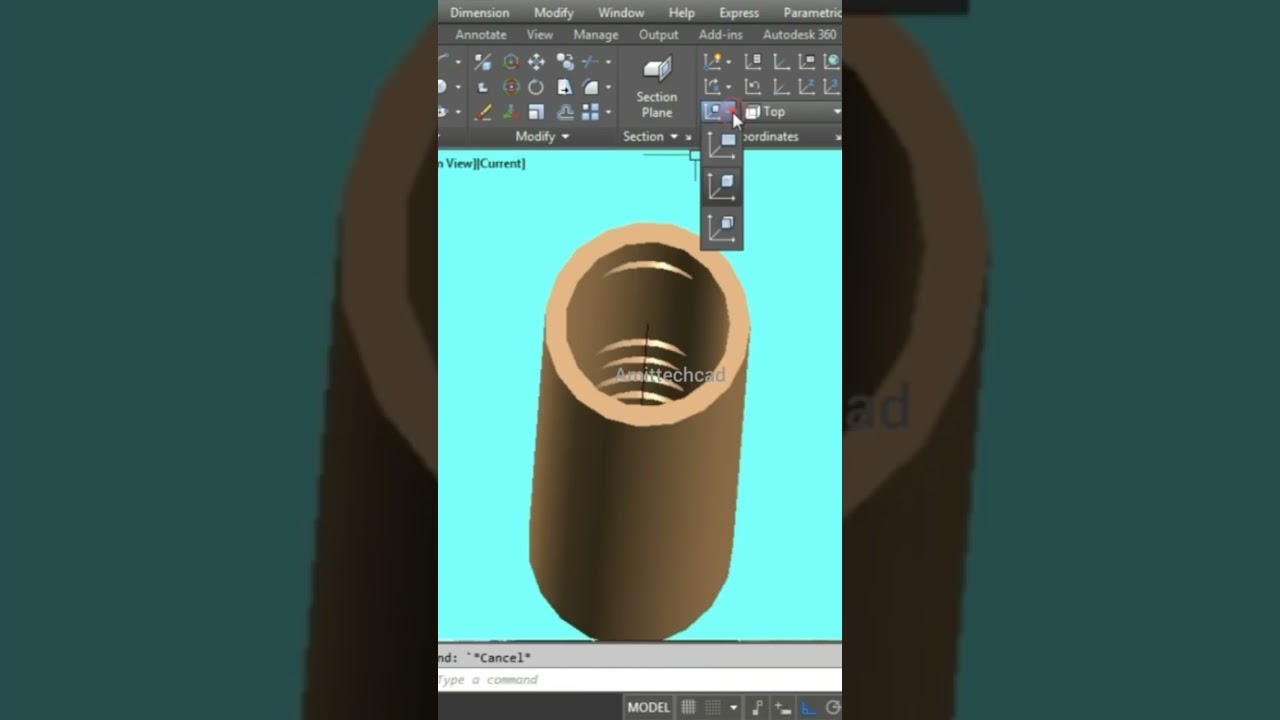 Autocad 3d design Fulet #3d #viral #trending #shortvideo #shorts #shortsfeed #autocad #drawing