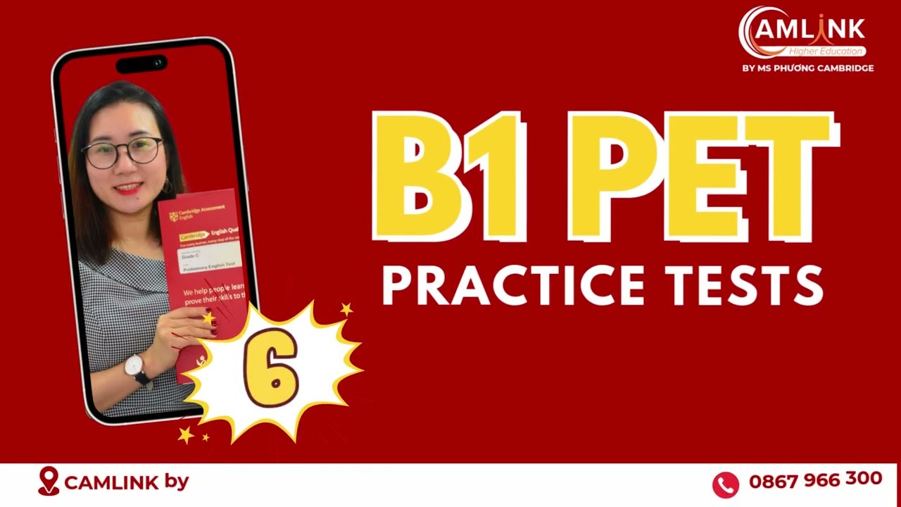 B1 PET3 | Listening Test 6 (Full)